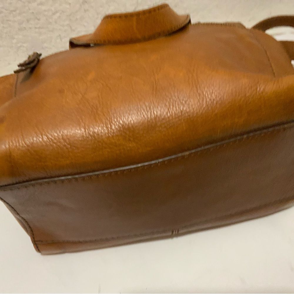 Fossil Crossbody Bag Soft cowhide Leather Purse Convertible Purse zipper - Picture 7 of 13